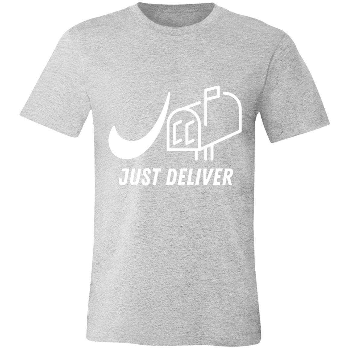 Just Deliver Mailbox White Unisex Jersey Short-Sleeve T-Shirt