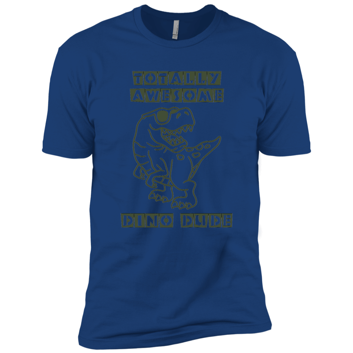 Dino Dude- Boys' Cotton T-Shirt