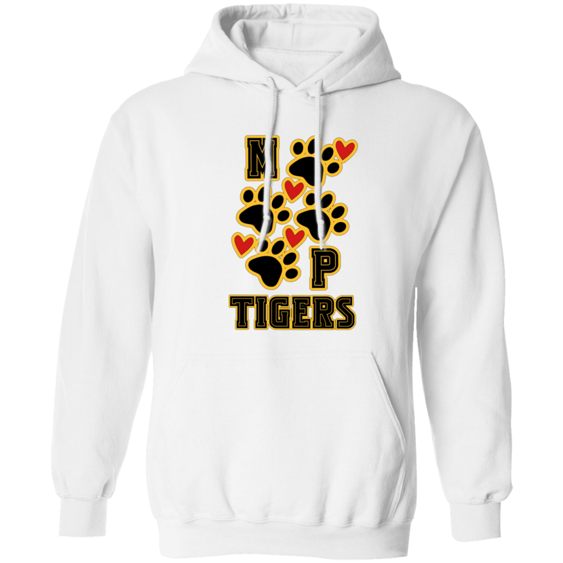 MP Tigers Heart & Sole- Pullover Hoodie 8 oz (Closeout)