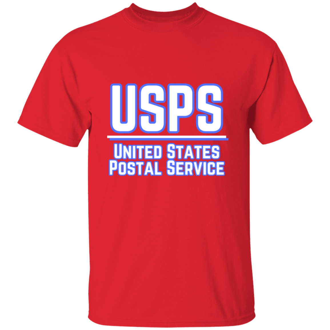 USPS B&W- 5.3 oz. T-Shirt