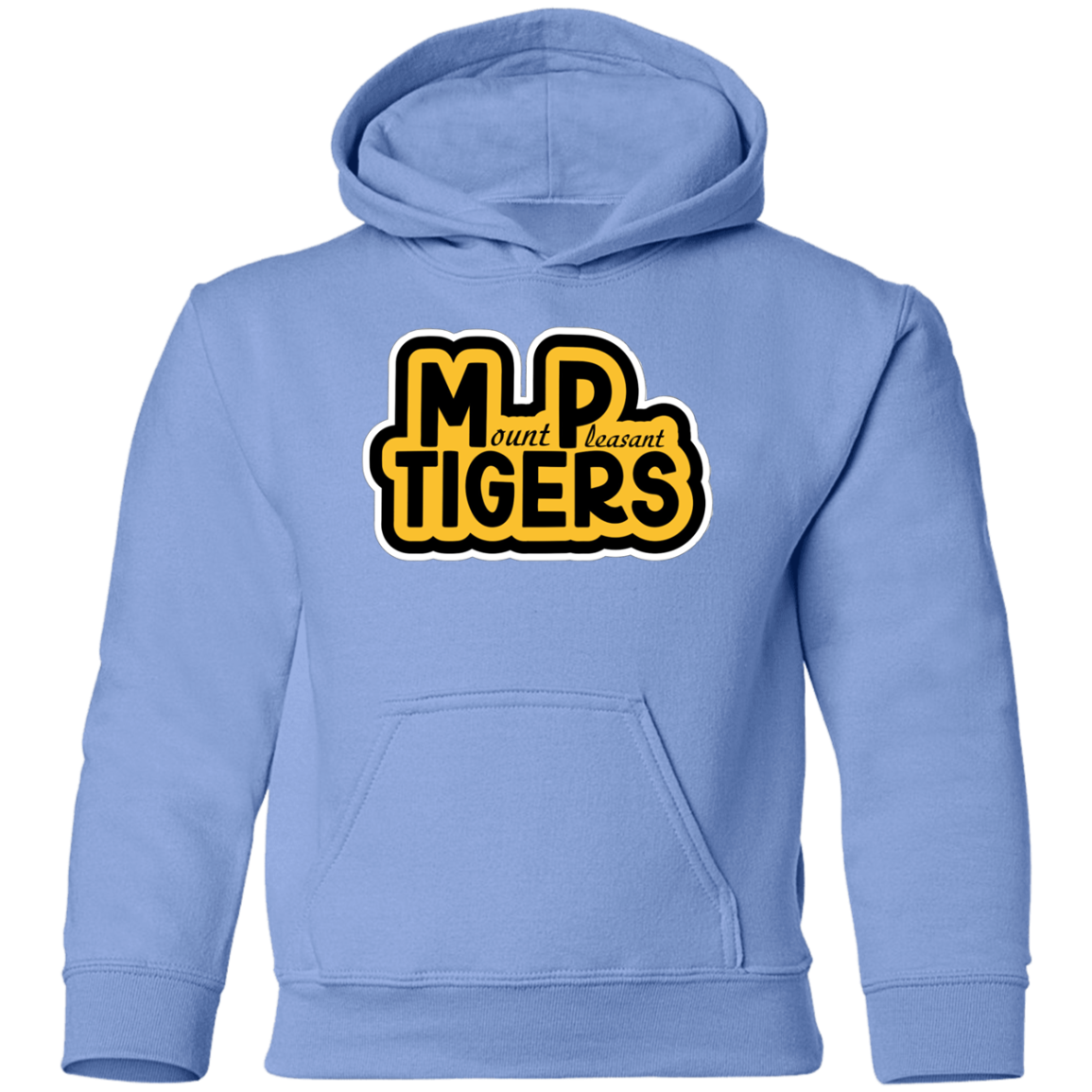 MP Tigers Black & Gold Youth Pullover Hoodie