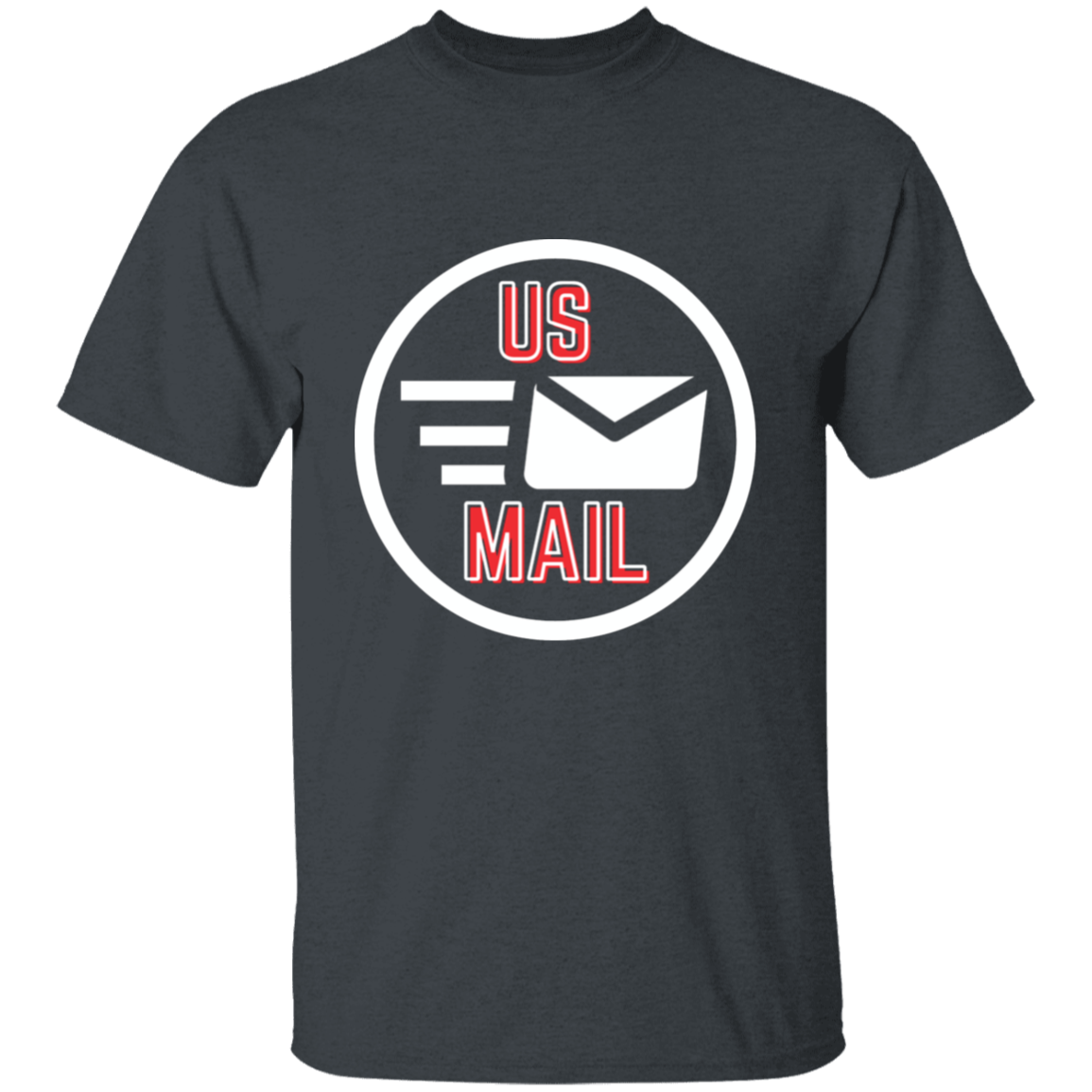 USMAIL Red 5.3 oz. T-Shirt