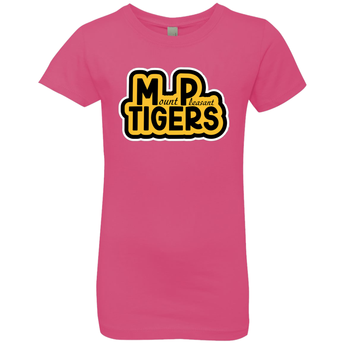 MP Tiger's Black & Gold- Girls' Princess T-Shirt