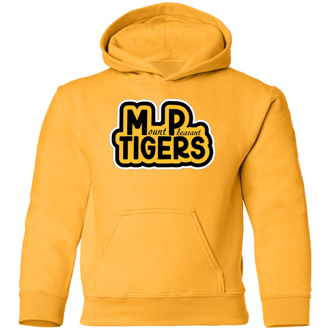 MP Tigers Black & Gold Youth Pullover Hoodie