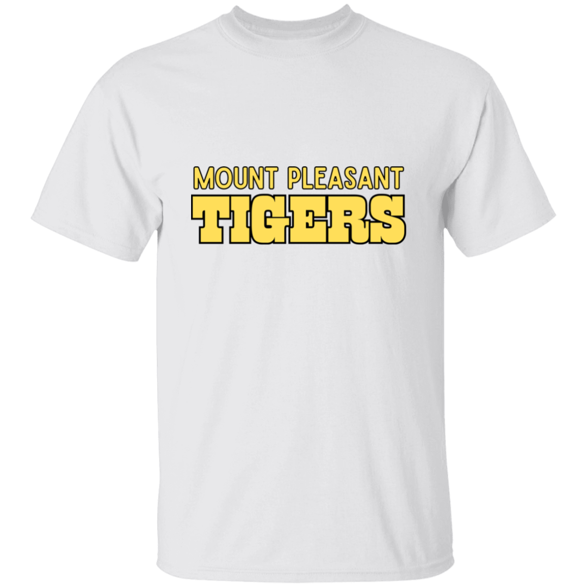 MP Tigers Black and Gold- S-6xl 5.3 oz. T-Shirt