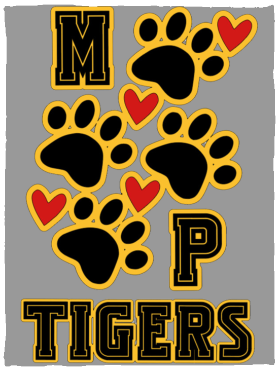 MP Tigers Heart & Sole Cozy Plush Fleece Blanket - 30x40