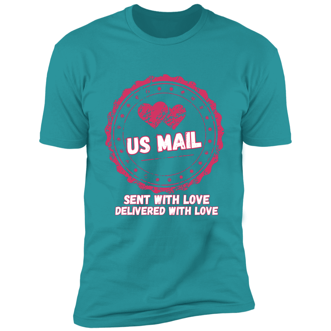 Sent With Love USMail Premium Short Sleeve T-Shirt