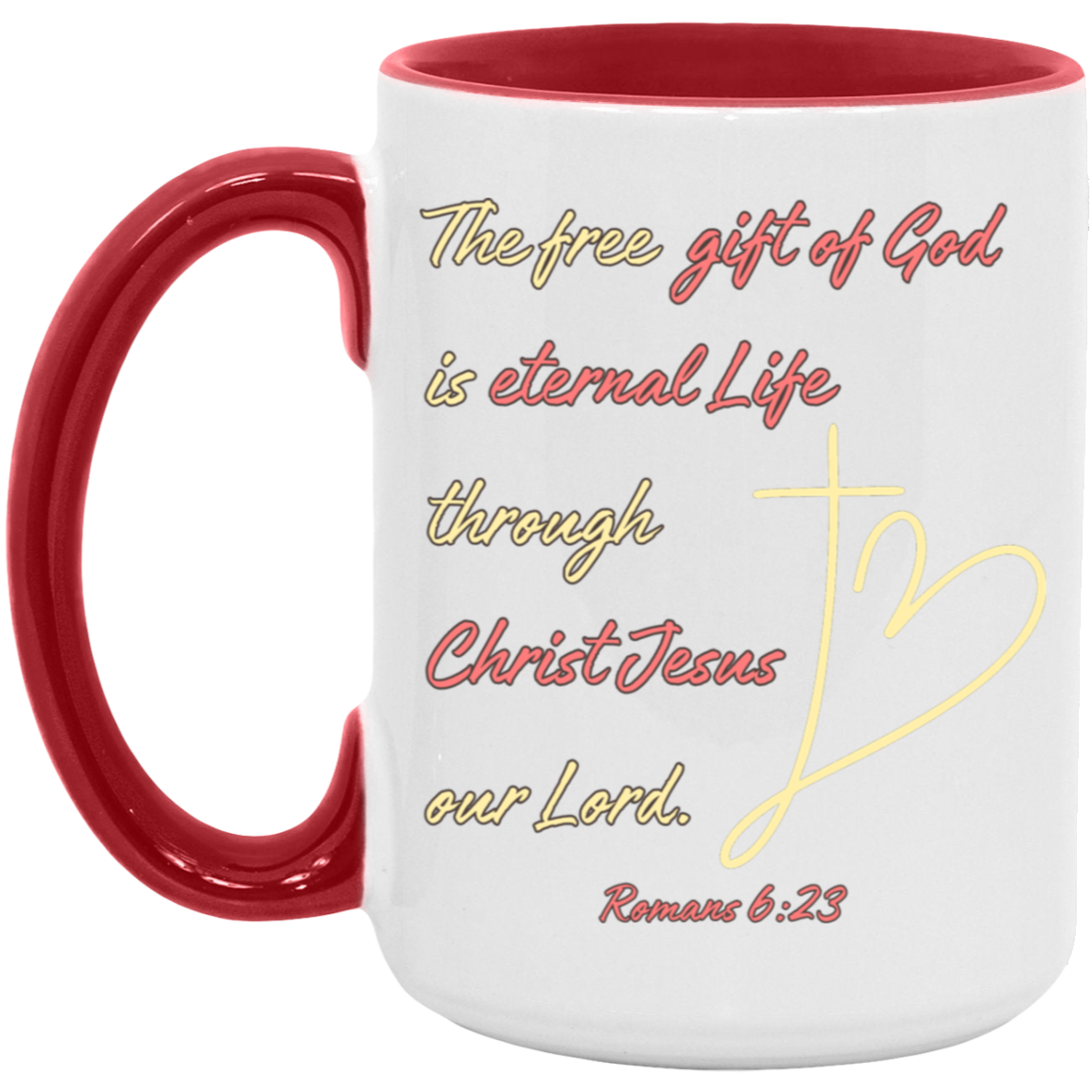 Romans 6:23 15oz. Accent Mug