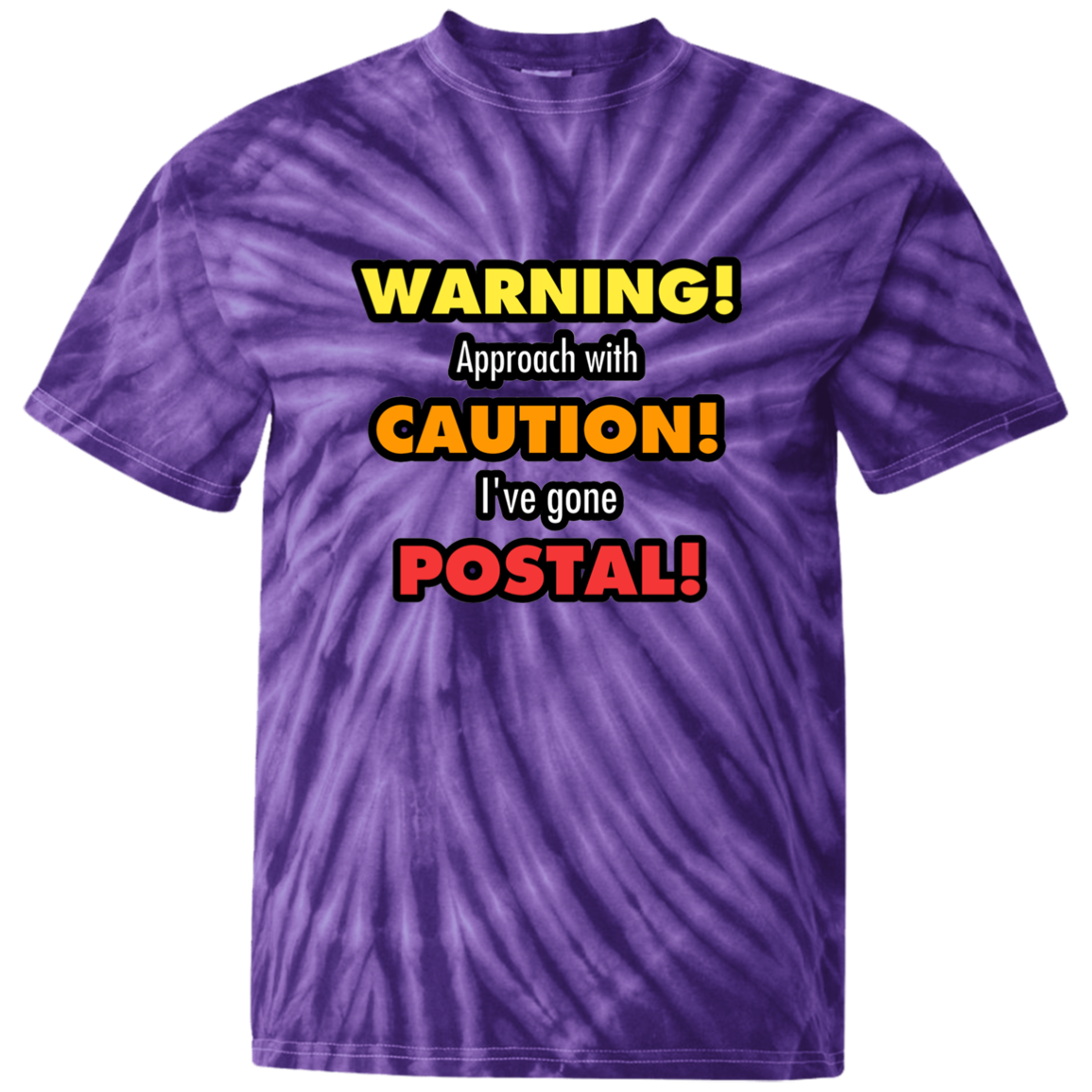 Gone Postal 100% Cotton Tie Dye T-Shirt