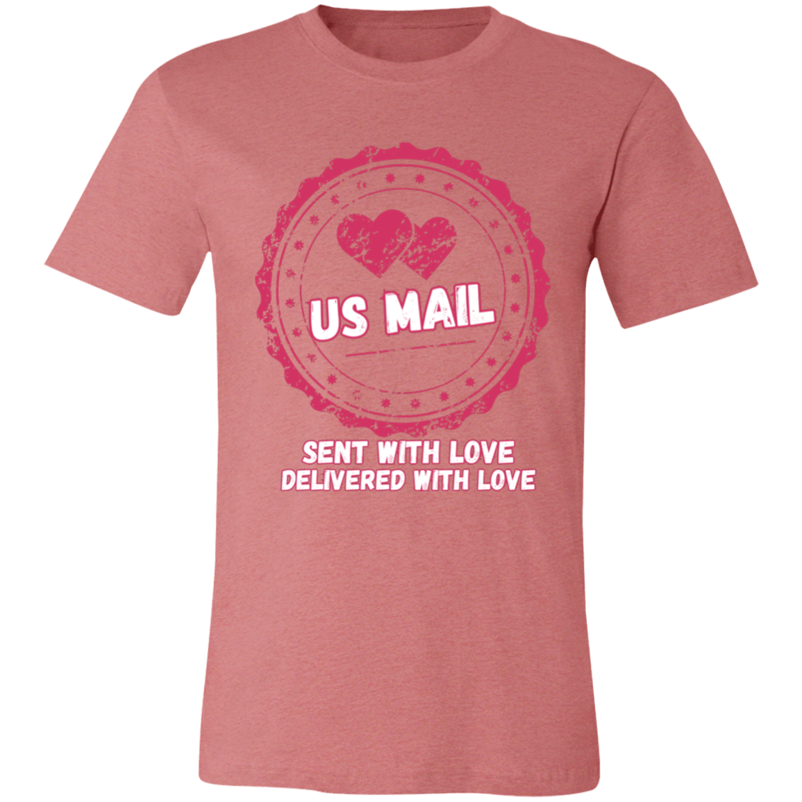 Sent With Love USMail Unisex Jersey Short-Sleeve T-Shirt