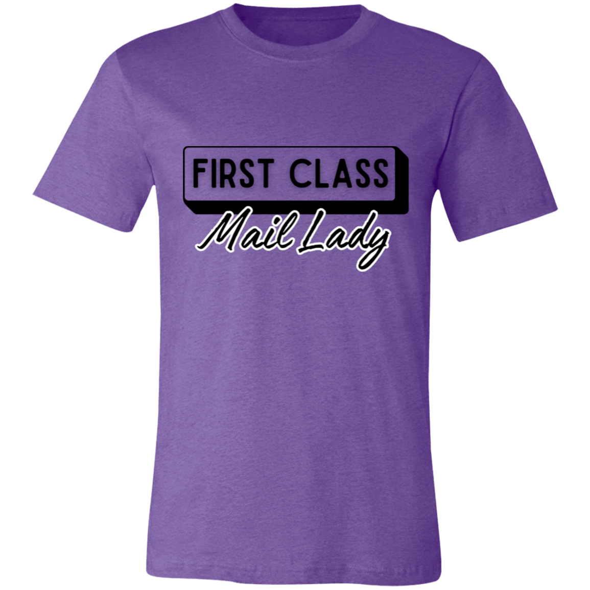 First Class Mail Lady Unisex Jersey Short-Sleeve T-Shirt