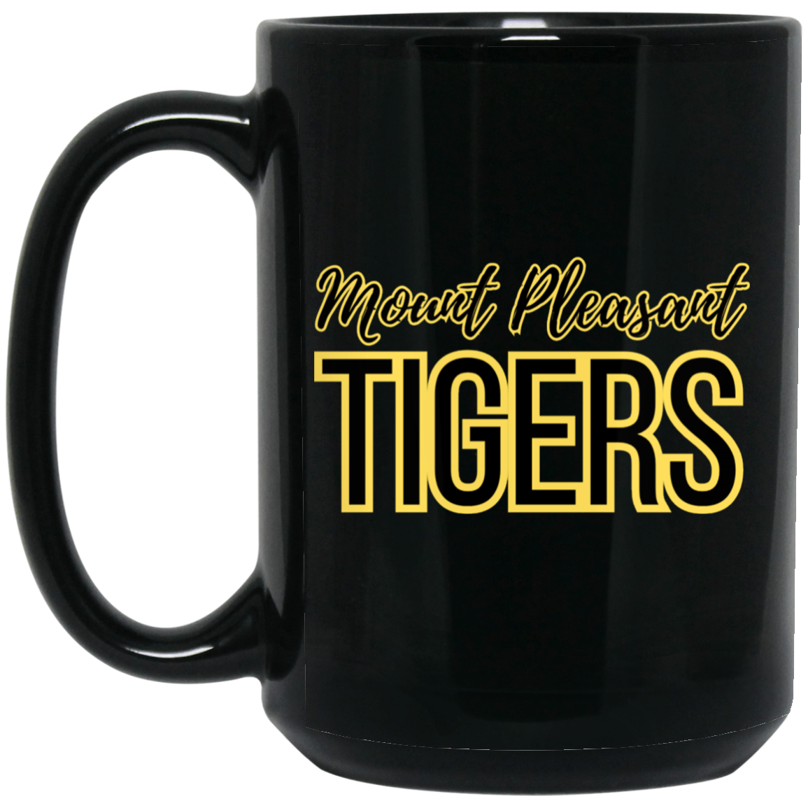 Mount Pleasant Tigers 1 15 oz. Black Mug