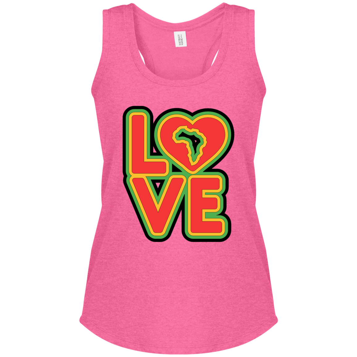 RYGB LOVE Women's Perfect Tri Racerback Tank