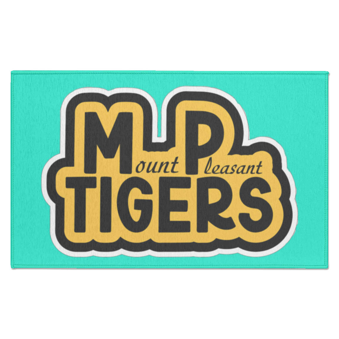 MP Tigers Black & Gold Indoor Doormat