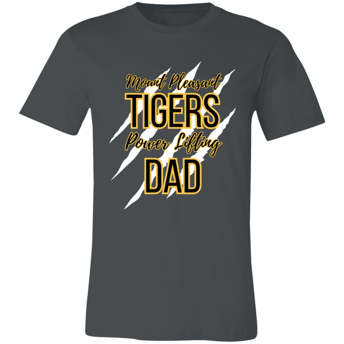 MPTiger Power Lifting DAD Jersey Short-Sleeve T-Shirt