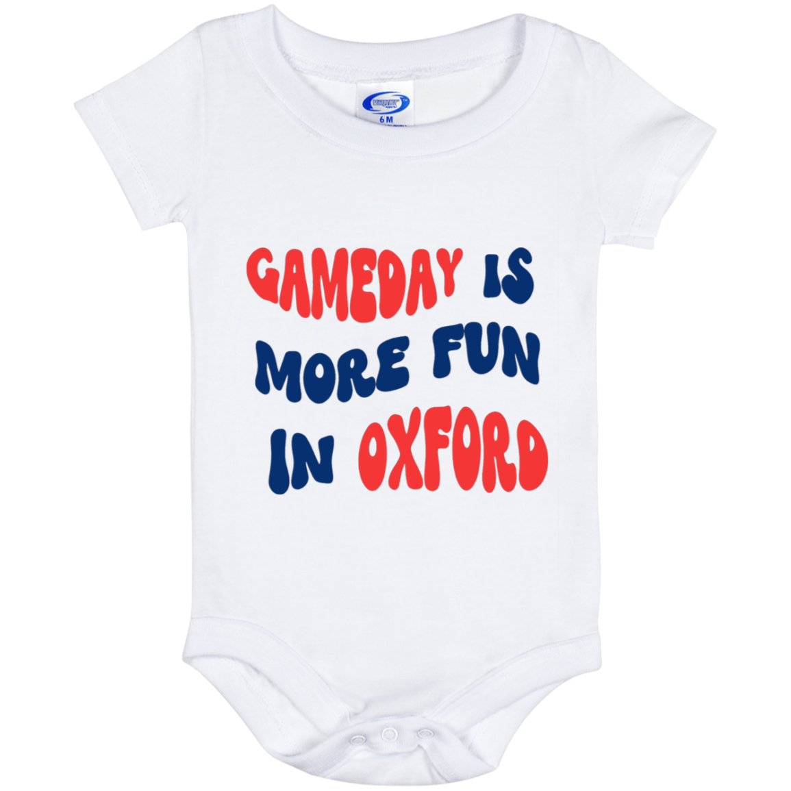 GAMEDAY OXFORD Baby Onesie 6 Month