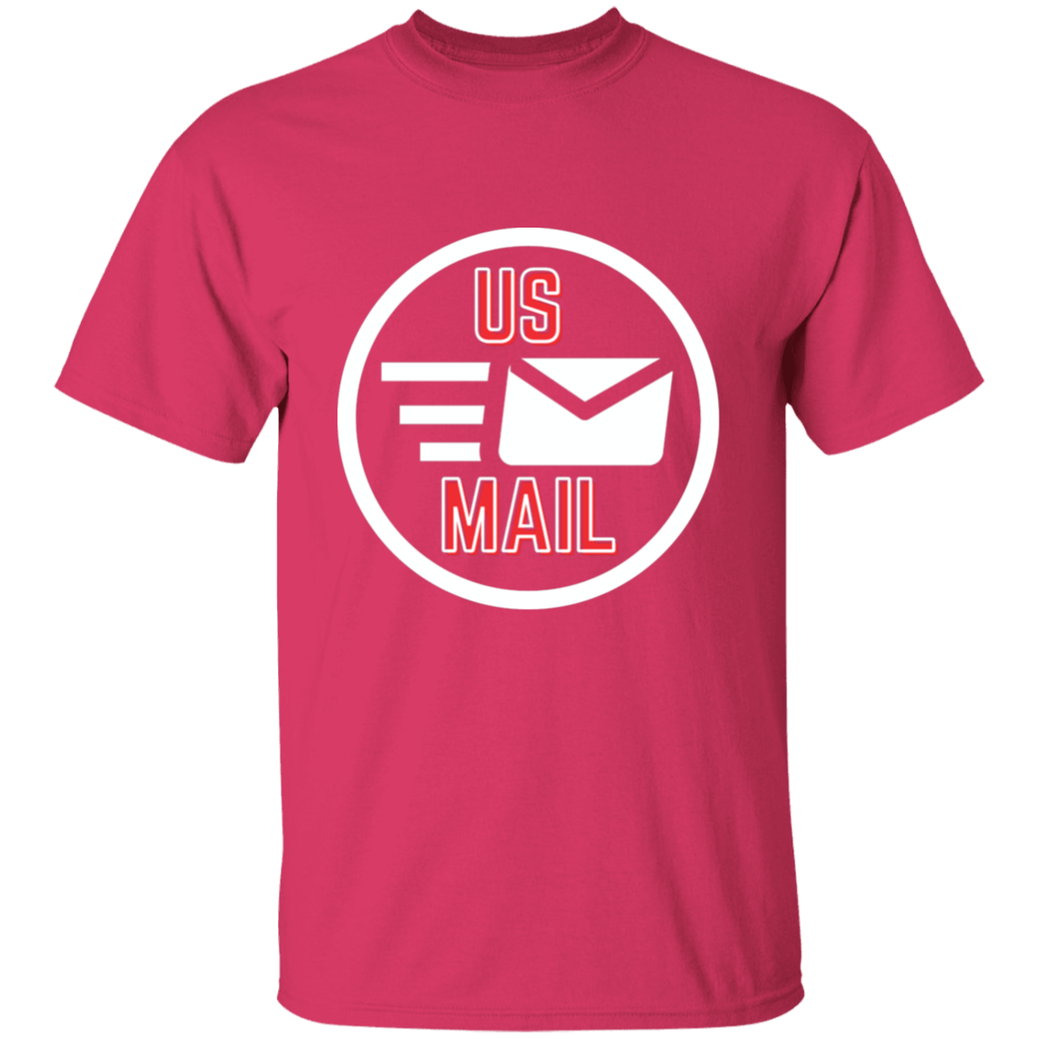 USMAIL Red 5.3 oz. T-Shirt