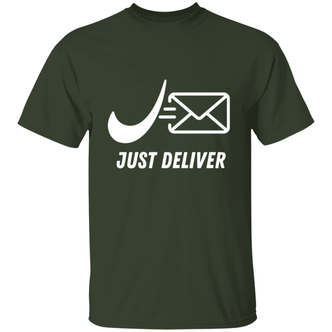 Just Deliver Envelope White 5.3 oz. T-Shirt