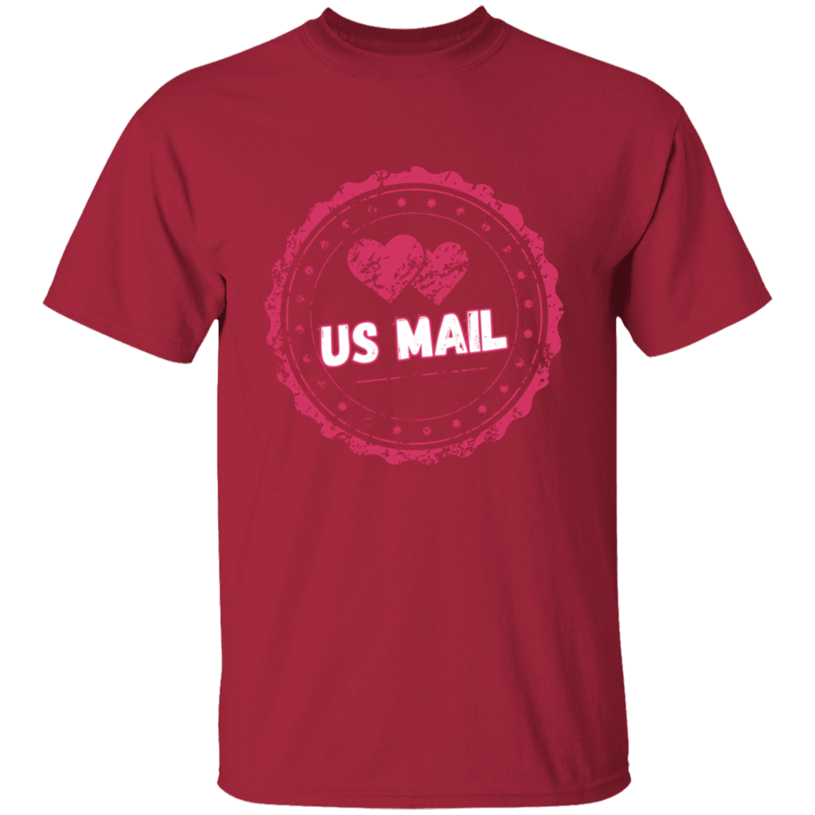 US Mail Hearts 5.3 oz. T-Shirt