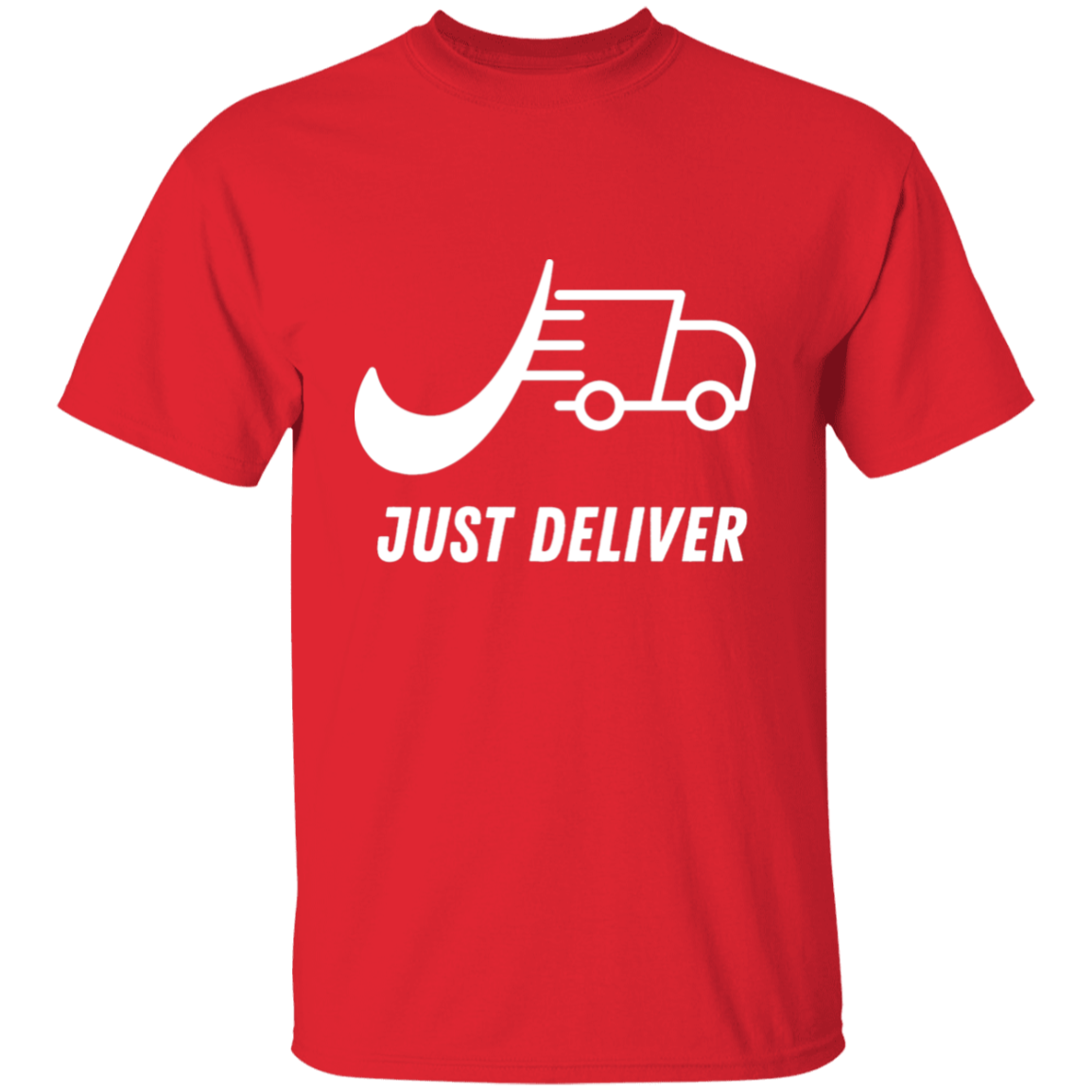 Just Deliver Truck White5.3 oz. T-Shirt
