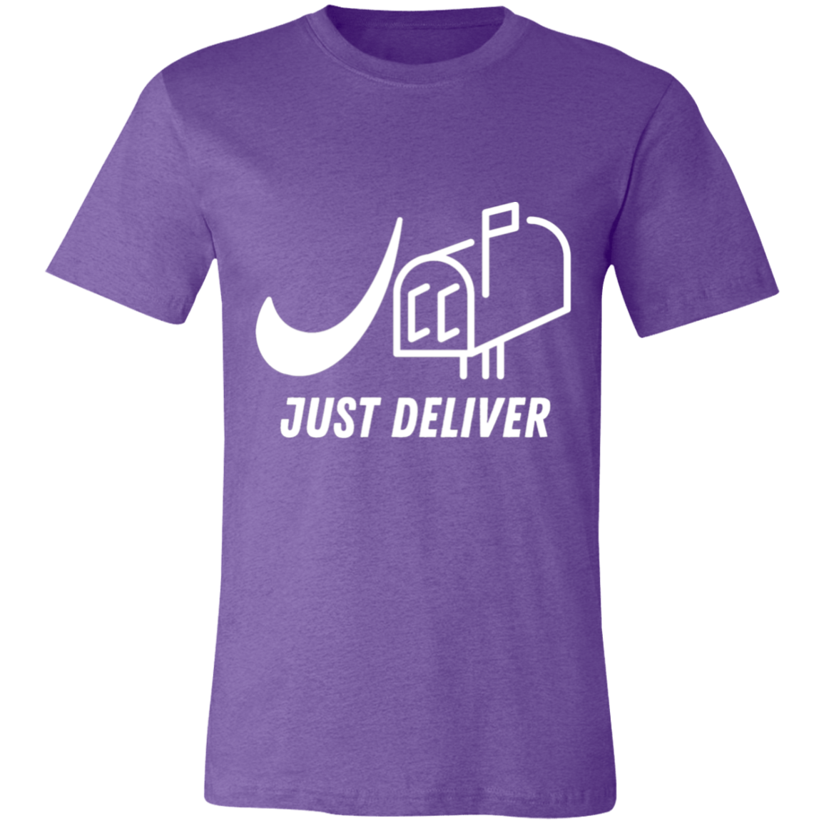 Just Deliver Mailbox White Unisex Jersey Short-Sleeve T-Shirt