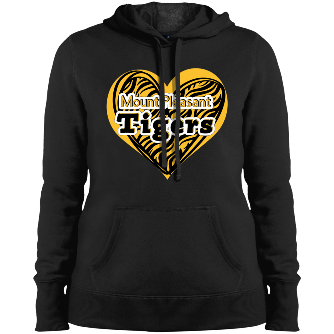 MP Tiger Love- Ladies' Pullover Hooded Sweatshirt