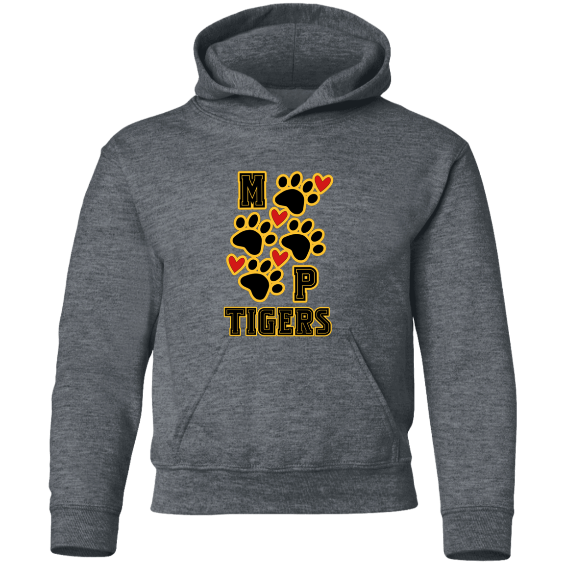 MP Tigers Heart & Sole- Youth Pullover Hoodie