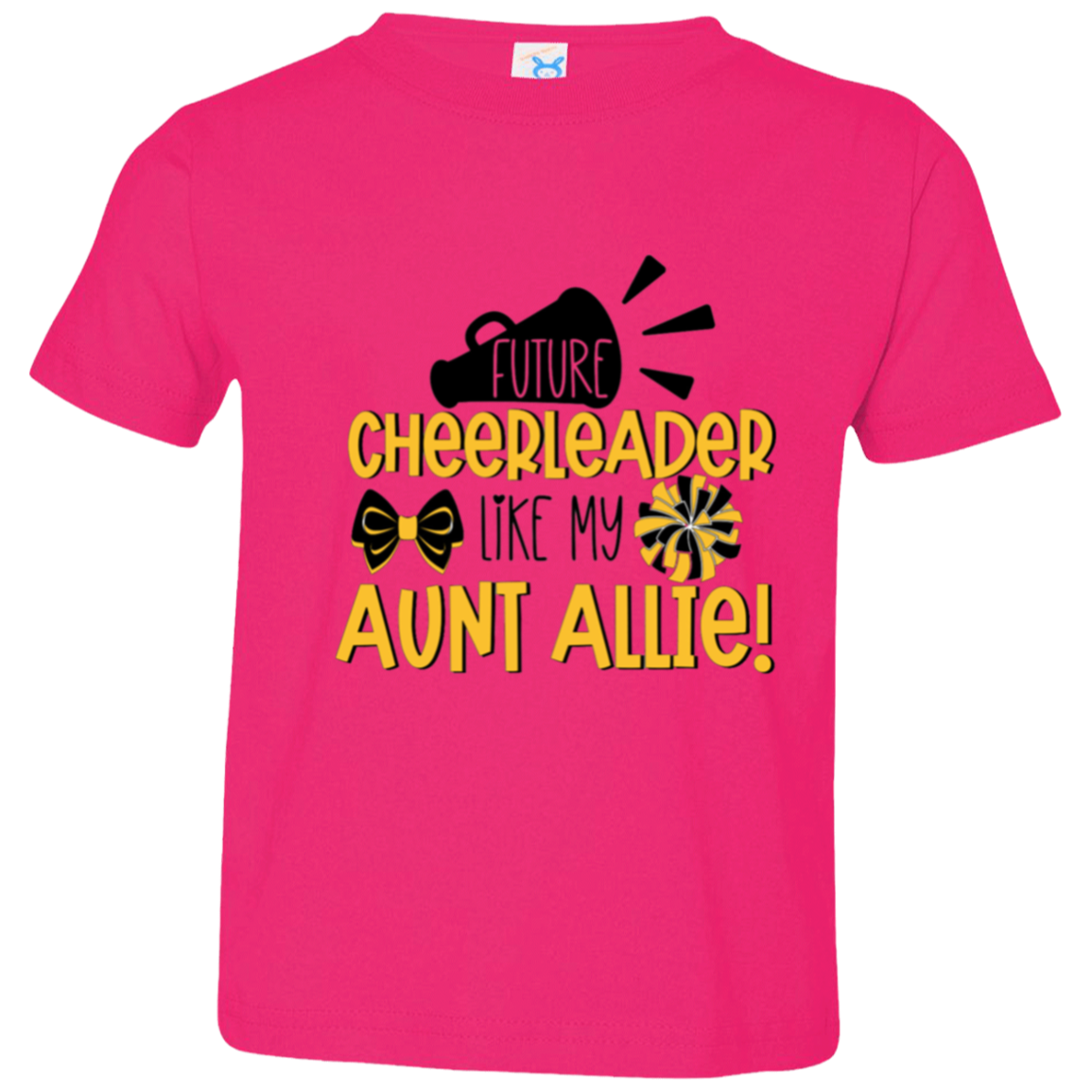 Future Cheerleader Allie Toddler Jersey T-Shirt