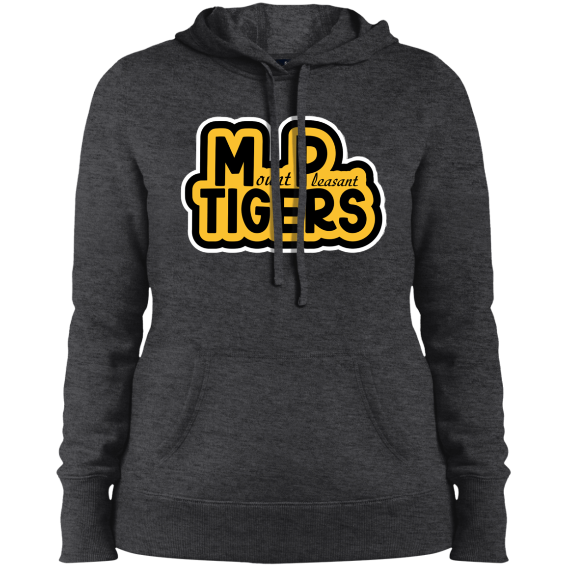 MP Tiger's Black & Gold- Ladies' Pullover Hooded Sweatshirt