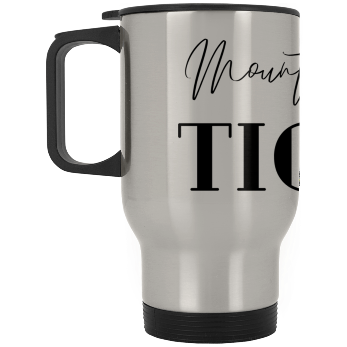 MP Tigers Silver Stainless Travel Mug