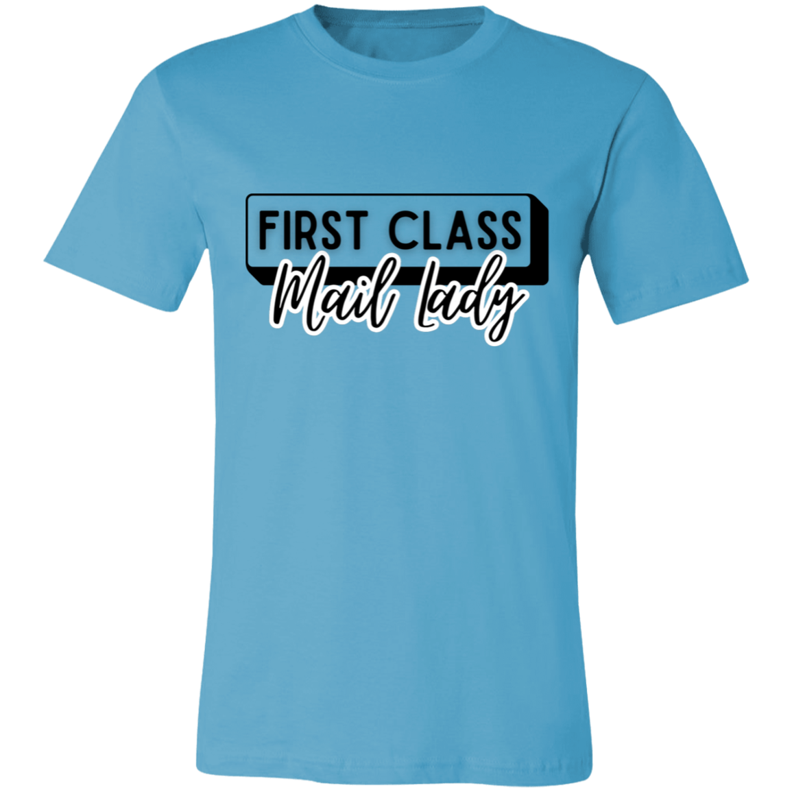 First Class Mail Lady 2- Unisex Jersey Short-Sleeve T-Shirt