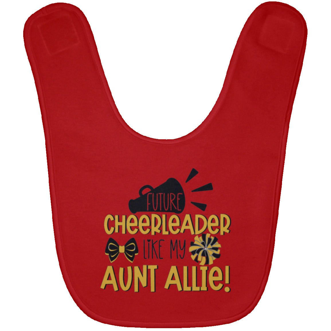 Future Cheerleader Allie Baby Bib
