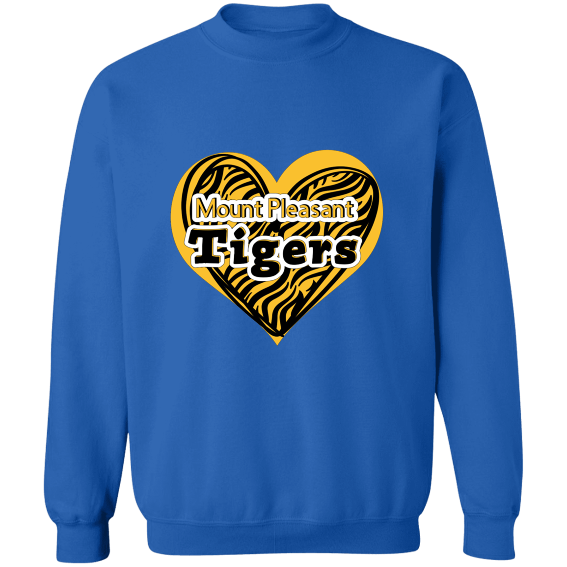 MP Tiger Love Pullover Crewneck Sweatshirt 8 oz (Closeout)