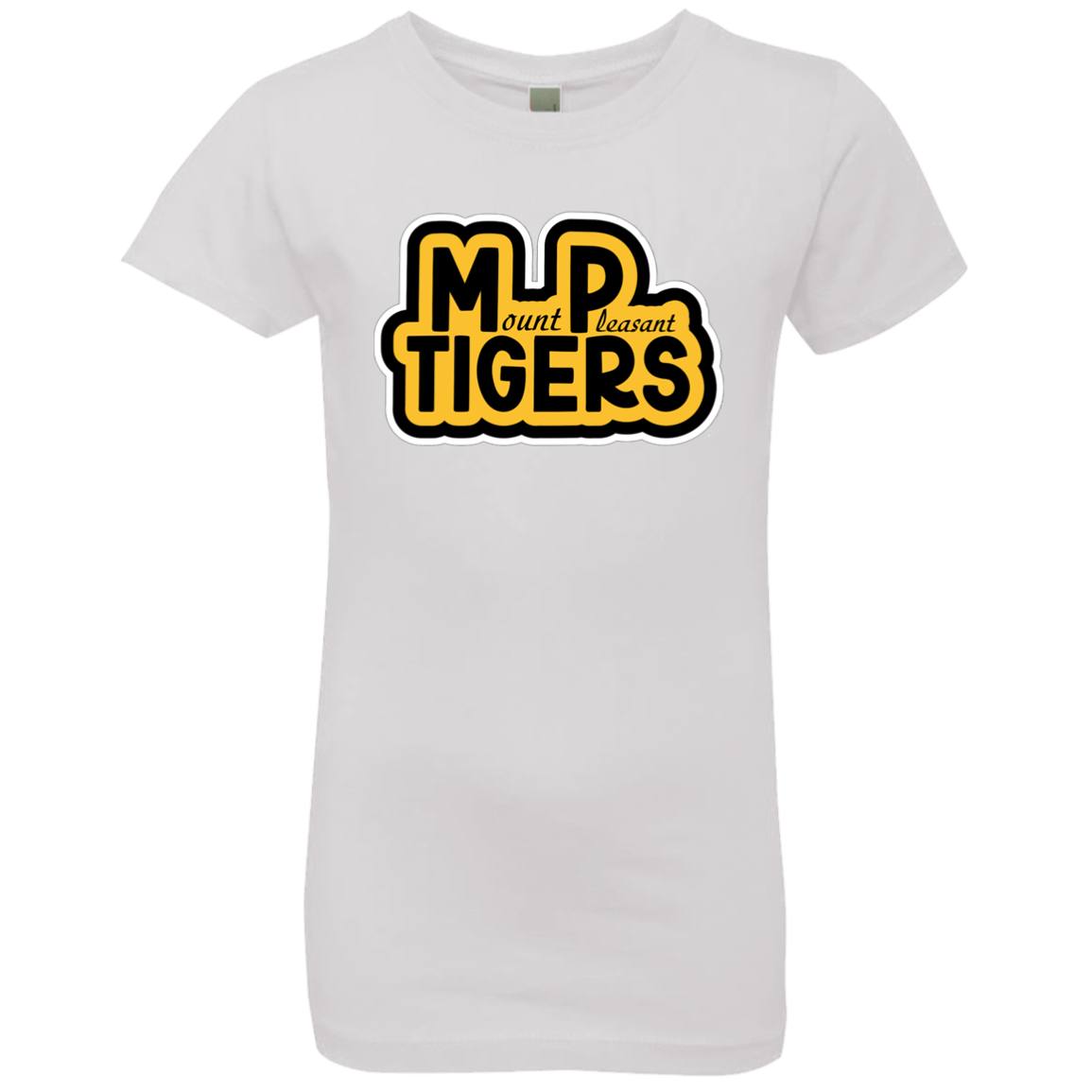 MP Tiger's Black & Gold- Girls' Princess T-Shirt