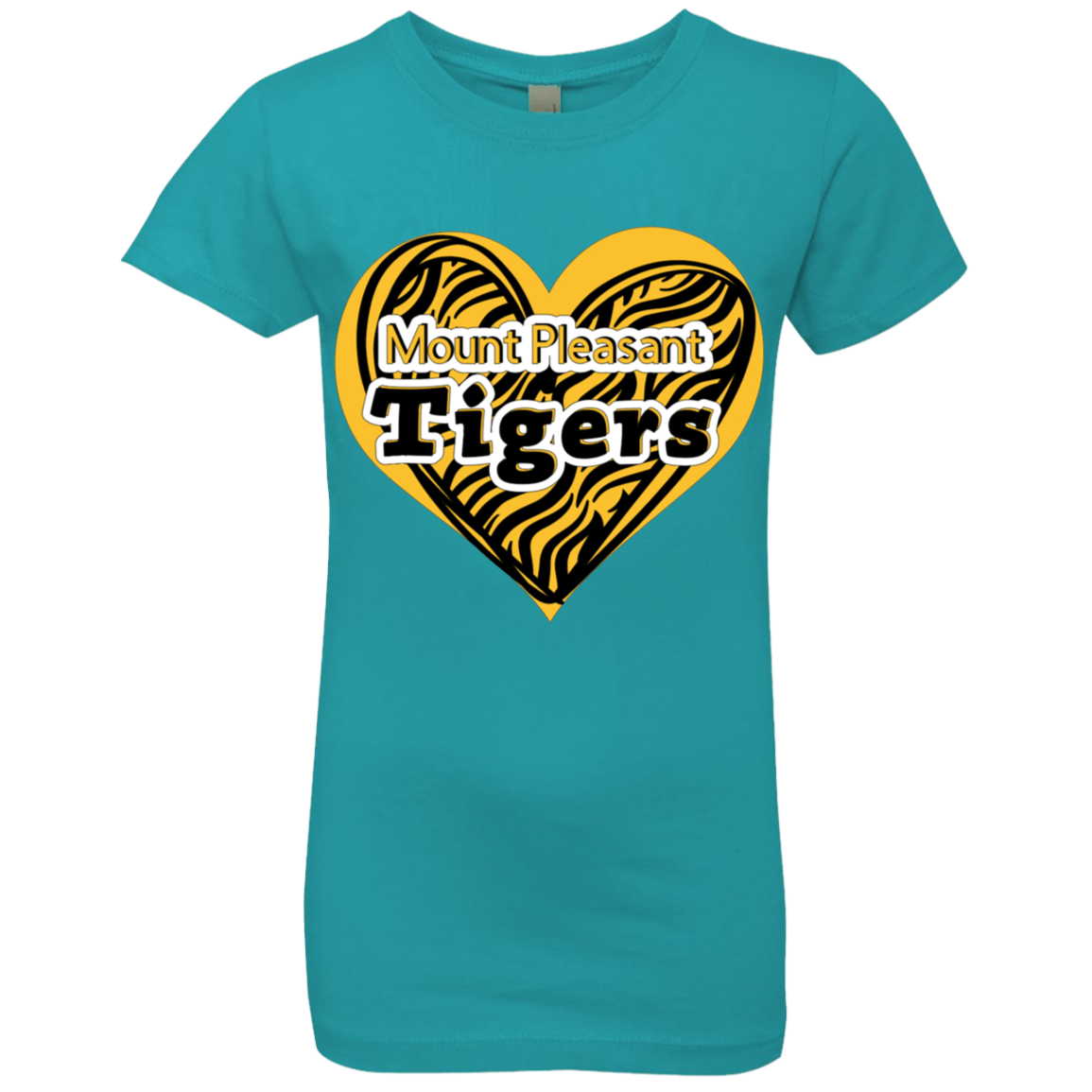 MP Tiger Love- Girls' Princess T-Shirt