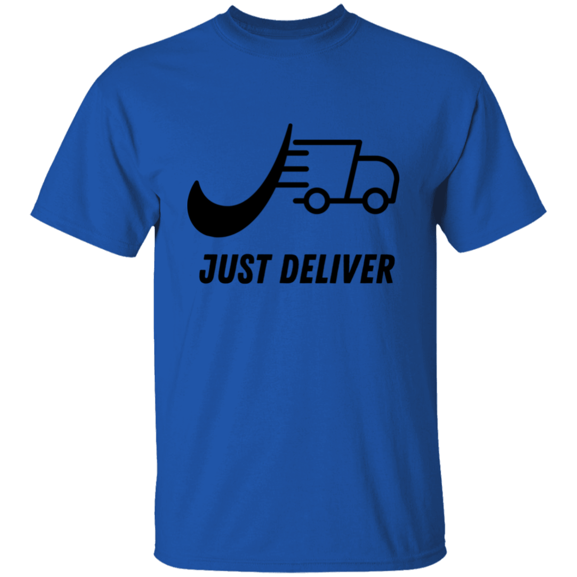 Just Deliver Truck Black 5.3 oz. T-Shirt