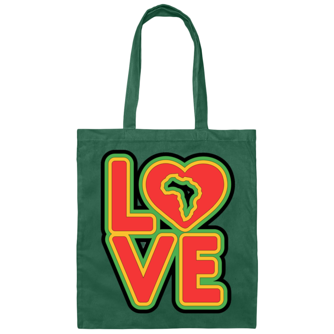 RYGB LOVE Canvas Tote Bag
