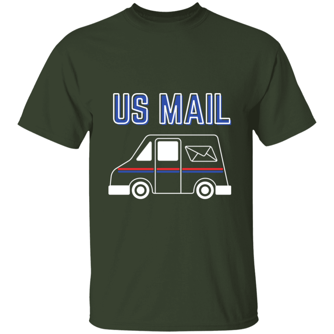 USMail LLV Blue 5.3 oz. T-Shirt