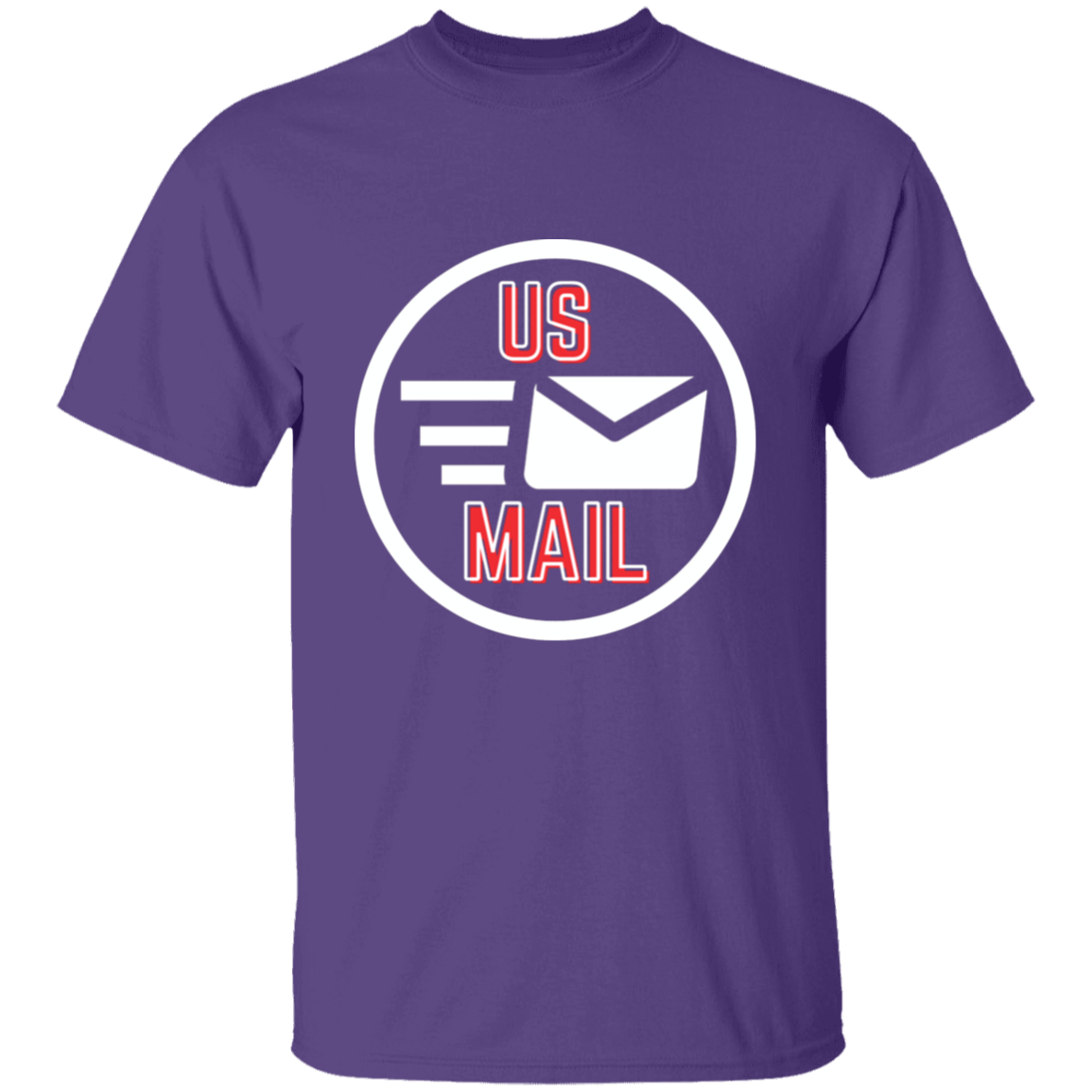 USMAIL Red 5.3 oz. T-Shirt