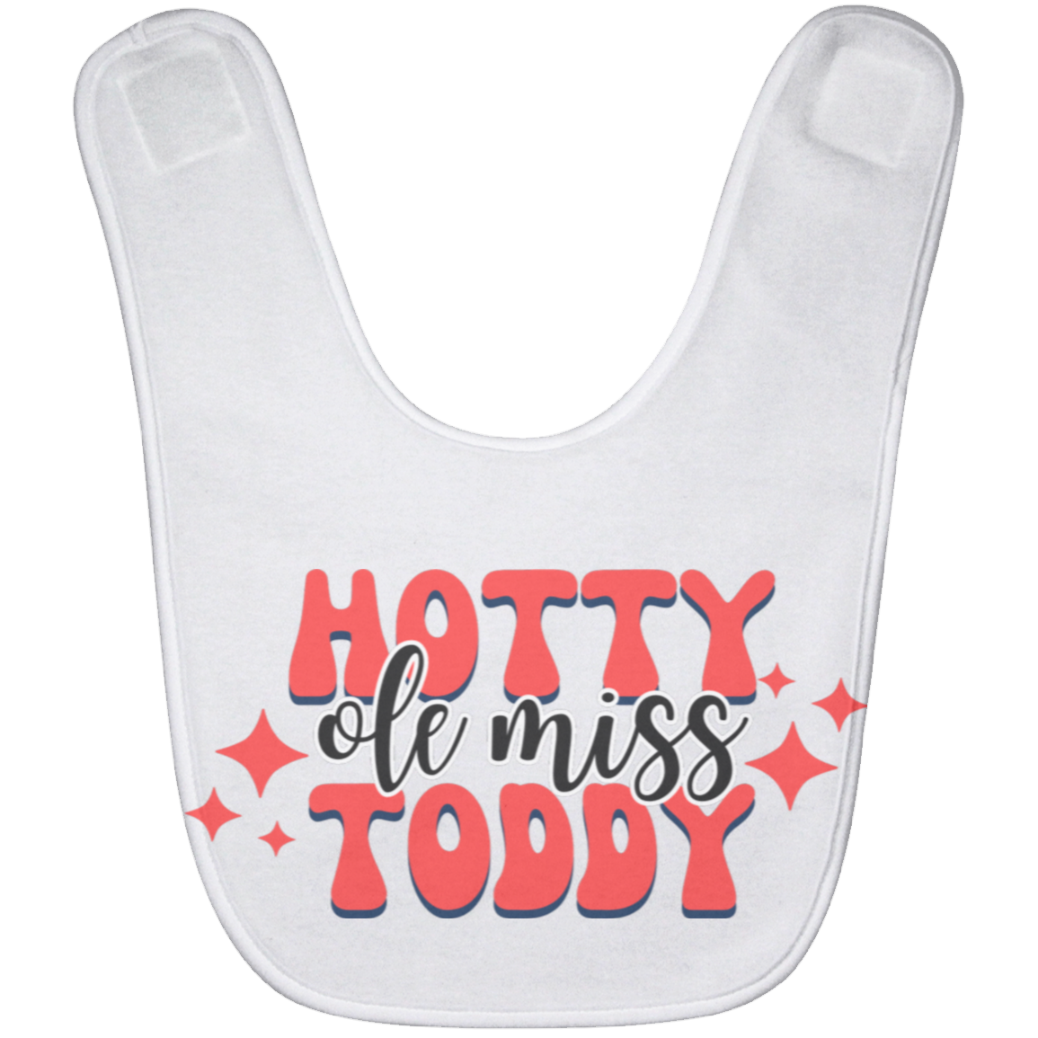Ole Miss Hotty Toddy Baby Bib