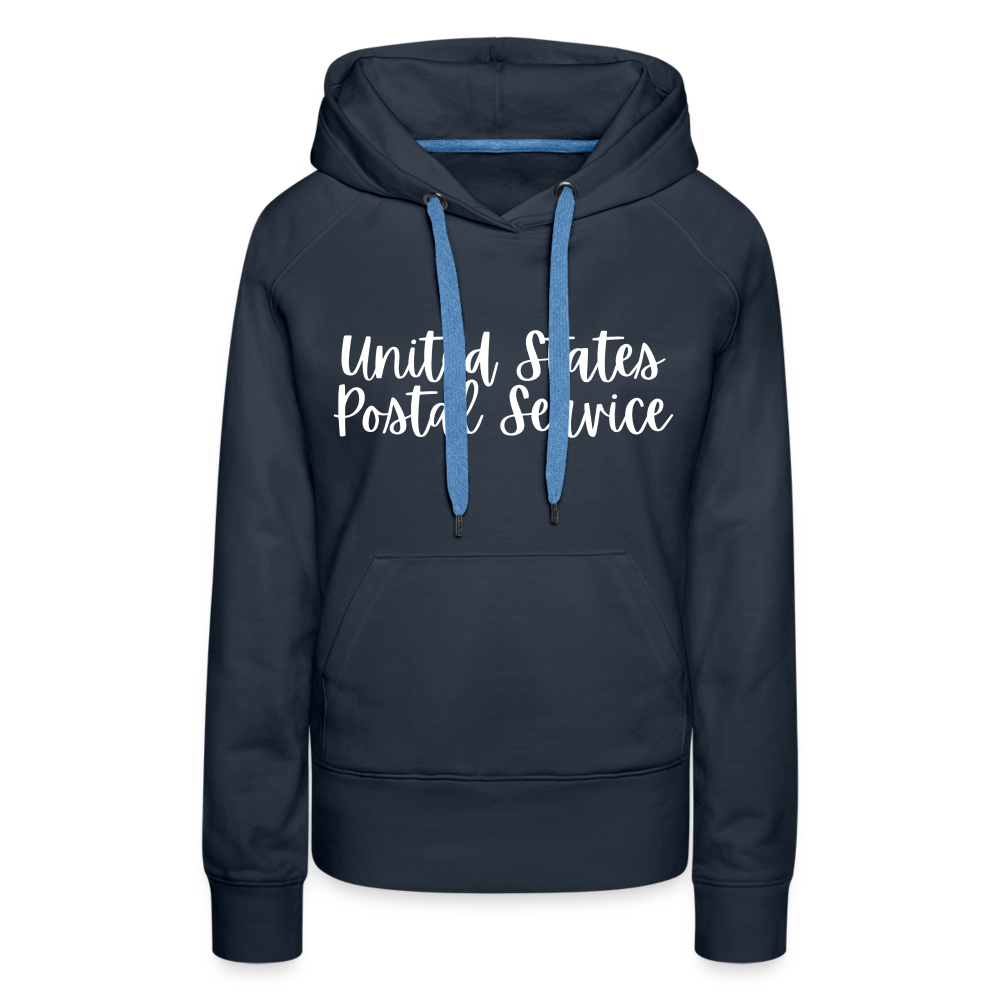 Women’s Premium Hoodie Peace Love Mail - navy