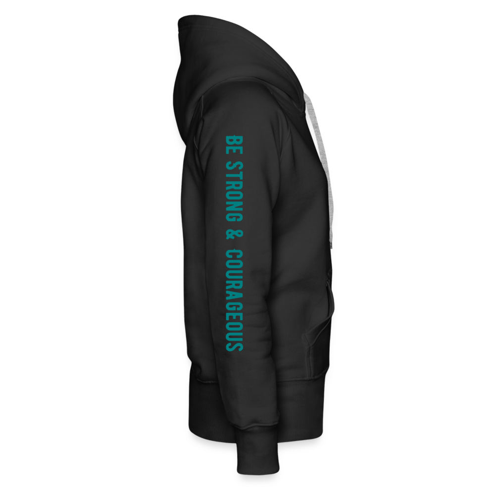 Deu 31:6 Women’s Premium Hoodie - black