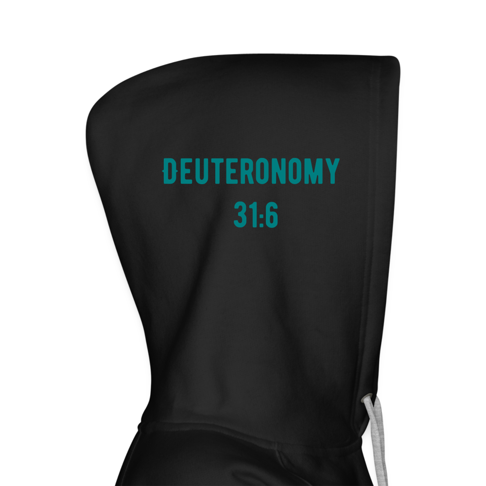 Deu 31:6 Women’s Premium Hoodie - black