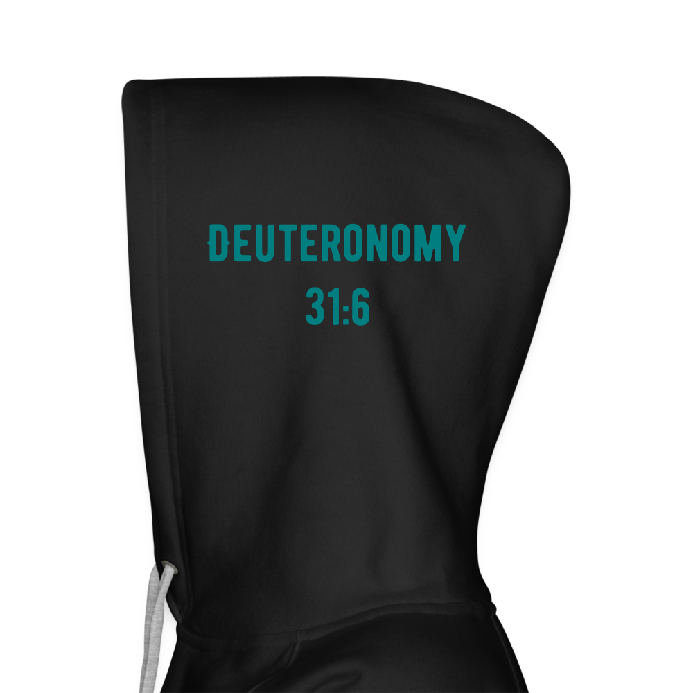 Deu 31:6 Women’s Premium Hoodie - black