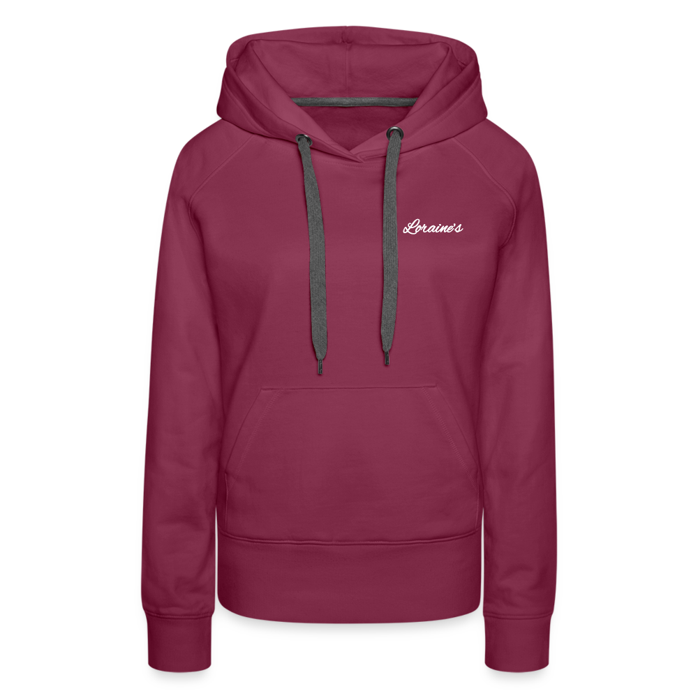 Women’s Premium Hoodie Deu 31:6 - burgundy