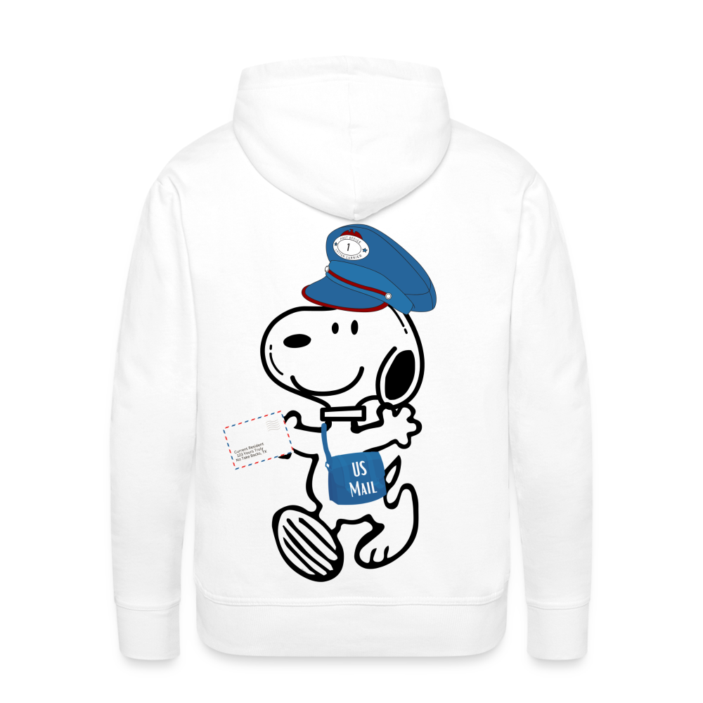 US Mail Premium Hoodie - white