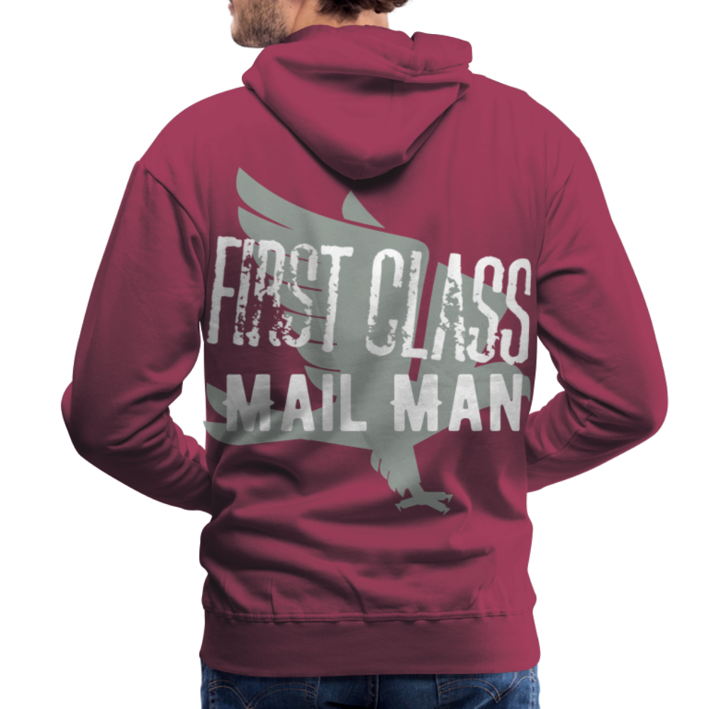 First Class Mail Man Premium Hoodie S-5XL - burgundy