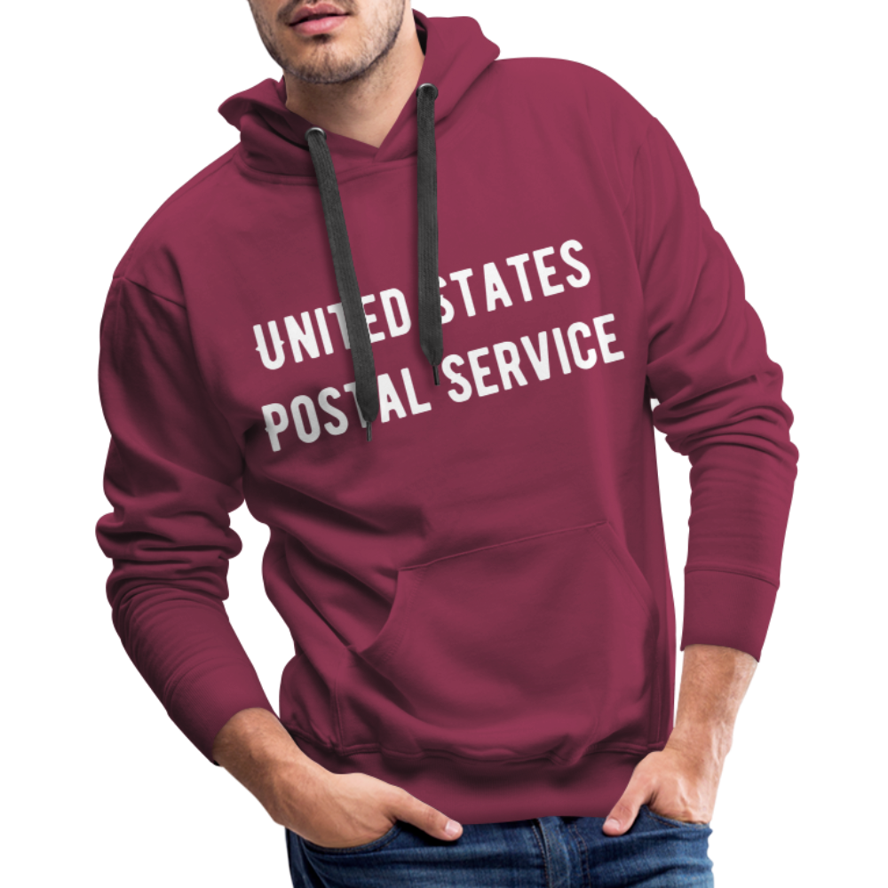 US Mail Eagle & Flag Premium Hoodie S-5XL - burgundy