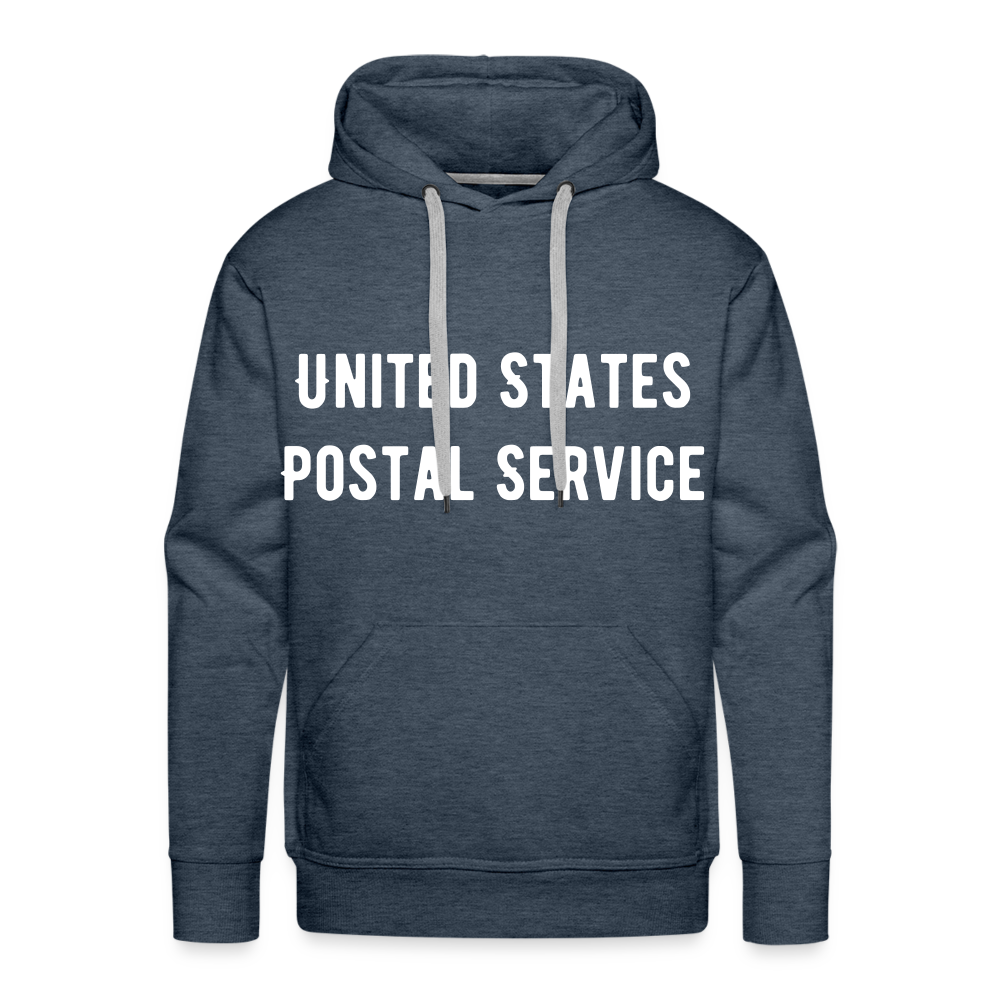US Mail Eagle & Flag Premium Hoodie S-5XL - heather denim