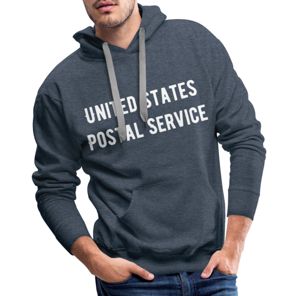 US Mail Eagle & Flag Premium Hoodie S-5XL - heather denim